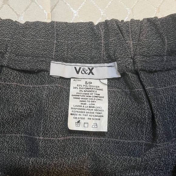 🛍️ 3 for $25 | V&X Grey Plaid Pleated Mini Skirt Tweed Academia Preppy Y2K Cute - Picture 5 of 7